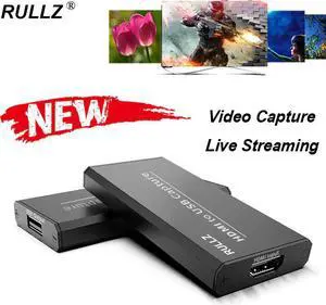 4K Video Capture Card 1080P Live Streaming Device USB 2.0 HDMI Capture Card for PS4 XBOX Switch Game Live Broadcast Record