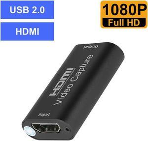 Capture Card USB 2.0 HDMI  Grabber Record Box for PS4 Game DVD Camcorder HD Camera Recording Live Streaming Broadcast