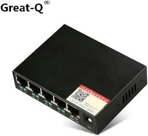 5 port portas POE switch 5 port 10/100M router Fast Ethernet Switch IEEE 802.3af 4CH POE Switch For  On network camera