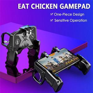 PUBG Mobile Gamepad L1R1 Game Controller Four Fingers Ergonomic Grip Metal Trigger Joystick for iOS Android Phone New