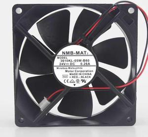 Fan 24V For NMB 9225 3610KL-05W-B60 0.26A inverter dual ball bearing cooling fan 92*92*25mm