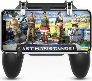 Mobile Phone Game Controller Gamepad Joystick Fire Trigger With Intelligent Heat Dissipation Cooler Fan For PUBG Game