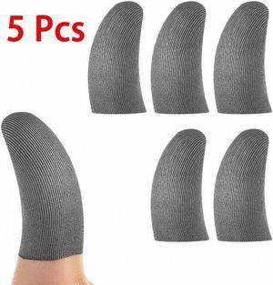 5 Pcs Finger Cover Finger Gloves Breathable Durable For Pubg Game Controller Sweat Proof Gaming Sleeve Sensitive Mobile Touch