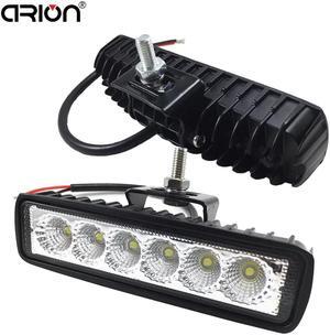 1Pcs 2Pcs 18w DRL LED Spot Flood Work Light Worklight 9-32V 4WD 12 volt led work lights for Off Road Vehicle SUV car trucks
