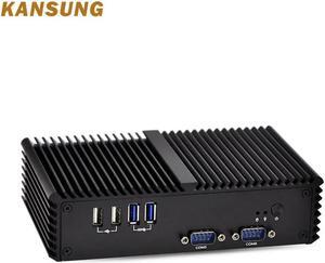 Client Fanless Mini Barebone 4 Lan Celeron 2955U Industrial Firewall Micro Pc Linux Ubuntu Server Computer Imini