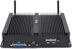 i7 8550U/  i5 8250U industrial mini pc 2  Lan HDMI DP EDP LPT SIM Quad  8th gen Fanless computer Server