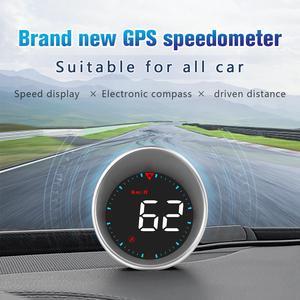 Universal for All Car Truck Boot Motorcycle GPS HUD Digital Speedometer On-board Computer MPH Safe Driving Speed Gauges