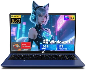 NIMO 15.6" AI Ready Laptop 16GB RAM 1TB SSD, Latest AMD Ryzen 5 CPU, Win 11 NIMO 15.6" AI Ready Laptop 16GB RAM 1TB SSD, Latest AMD Ryzen 5 CPU, Win 11