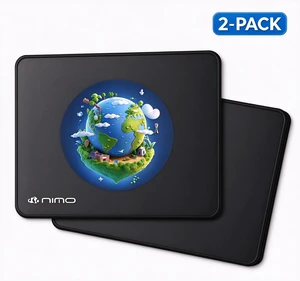 NIMO Gaming Mouse Pad with Comfortable Cloth, Non-Slip Rubber Base, Stitched Edge, Smooth Mouse Control Optimized for Gaming Sensors, Laptop, Office, Home and More NIMO Gaming Mouse Pad with Comfortable Cloth, Non-Slip Rubber Base, Stitched Edge, Smooth Mouse Control Optimized for Gaming Sensors, Laptop, Office, Home and More