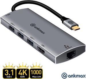 Ankmax USBC 40Gbps Enclosure for NVMe M.2 SSD, UC4M2 USB Type-C 40Gbps  Interface Compatible with Thunderbolt 4/3 USB4.0/3.1/3.0, Tool-Free  Aluminum