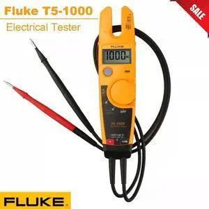 Fluke T5-1000 Electrical Voltage Continuity and Current Tester with Probe Tips