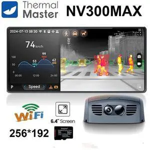 NV300Max Thermal Imager Night Vision Camera for Car 300m Distance AI Detect 32GB