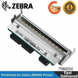 New Printhead for Ze,br,a ZM400 Barco,de Coated Label Printer 79800M P/N 203dpi