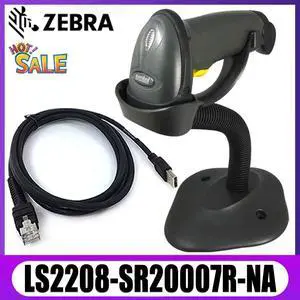 ls2208 series corded handheld standard range laser scanner,twilight black (ls2208-sr20007r)