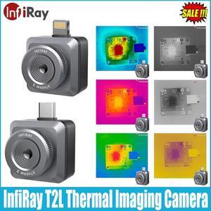 InfiRay Thermal Imaging Camera T2L PCB Circuit Troubleshooting Tool Thermometer Mobile Thermal Imaging Camera for Apple 15 iPhone iOS (Grip Mount Not Included)