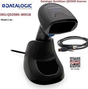Datalogic QuickScan QD2590 QD2500 Corded Handheld Scanner QD2590-BKK1B for postal and Digimarc barcodes