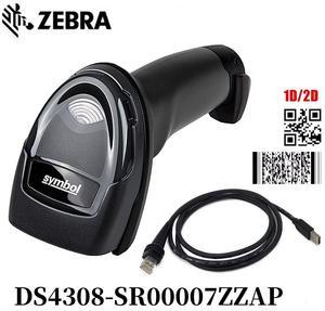 Zebr,a Symb,ol DS4308-SR00007ZZAP 1D 2D Handheld Barco,de Scann,er Reader USB Kit US