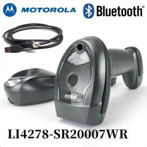 Zebr,a Symb,ol LI4278-SR20007WR USB Wireless 1D Handheld Barco,de Scann,er W/ Cradle