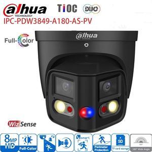 DAHU,A Original Black 180° EPTZ TiOC 8MP 4K IPC-PDW3849-A180-AS-PV POE IP Camera