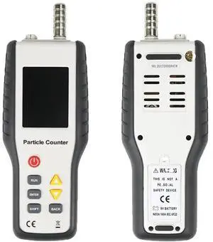 HTI HT-9600 PM2.5 Dust Particle Counter Air Pollution Detector 2.8" LCD Display