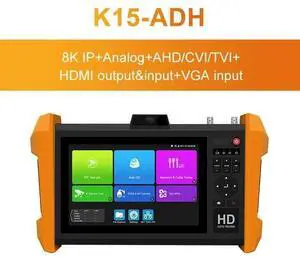 Rsrteng 7 inch IPS Touch Screen 8MP Tester IPC-K15 AHD/CVI/TVI /CVBS IPC-K15-ADH