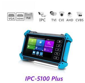 Rsrteng 5" Camera Tester 4K Cable Tracer IPC CVBS AHD CVI TVI SDI HDMI VGA