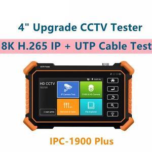 4inch 8K IPC-1900 Plus IP Camera Tester PoE WIFI AHD CVI TVI Tester Monitor