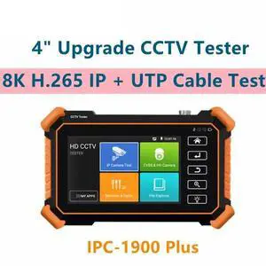 4 Inch 8K IP Tester Monitor CVBS AHD CVI TVI 8MP Camera Testing POE WIFI