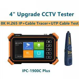 4 inch Tester 8K H.265 Main Stream Test AHD CVI TVI Tester Monitor IPC-1900C Plus