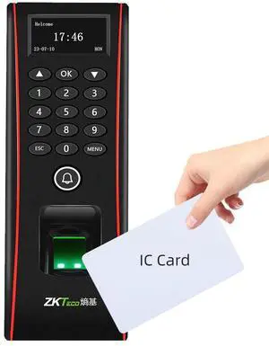 ZKteco TF1700 TCP/IP Fingerprint Door Access Control Terminal Time Clock IP65 tf1700+ic