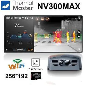 NV300Max Thermal Imager Night Vision Camera for Car 300m Distance AI Detect 32GB