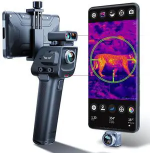 1500m X3 Thermal Monocular Scope, 384×288 60Hz,15x Zoom Night Vision for Hunting