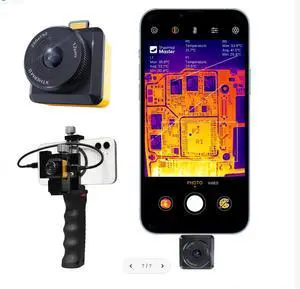 Thermal Master T2S Pro: High-Res (40mK) Handheld IR Camera w/ 8mm Macro Lens for PCB & Electronics Repair (15X Zoom, Android/iOS) iOS