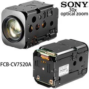 S,O,NY  FCB-CV7520A 30x Optical Zoom 12X Digital Zoom Colour Block Camera Module