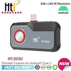 HTi HT-203U Thermal Camera 256 x 192 IR Resolution Thermal Imager for Android
