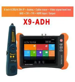 X9-ADH X9-ADHS X9-MOVTADHS CCTV Camera Tester Monitor 4K POE CCTV Tester Monitor