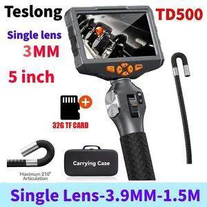 Teslong 3MM Lens Automotive Inspection Camera Borescope Articulating Endoscope Teslong 3MM Lens Automotive Inspection Camera Borescope Articulating Endoscope