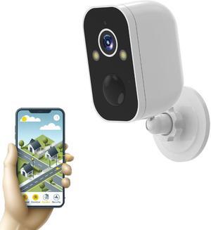Security Cameras Wireless Outdoor Solar Powered Wifi System Waterproof With Night Vision Zoom Doorbell Blink 4K 5G 1: Host without solar power.