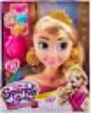 ZURU Sparkle Girlz Princess Hair Styling Head with 14 Accessories