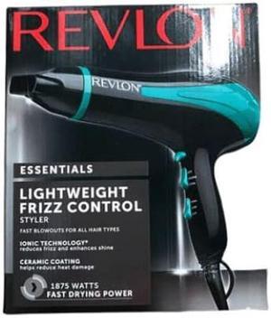 The Revlon 1,875W hair dryer uses ceramic and ionic technologies for faster drying with less damage