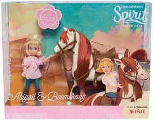 Spirit Riding Free Classic Series Abigail & Boomerang Figure Set