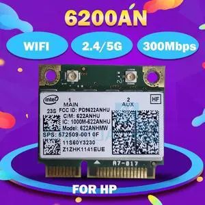 Lejiahong Wireless Network Card For Intel 622ANHMW 6200 wireless card 300M 802.11a/g/n SPS :572509-001 For HP