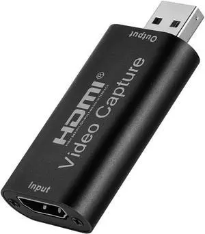 Game Capture Card, High Definition 1080p Reliable Portable Video Converter for Game Streaming Live Broadcasts Video Recording