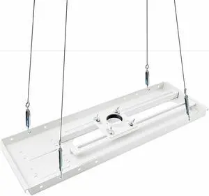 QualGear® QG-PRO-PM-SCA-W Pro-AV Suspended Ceiling Adapter for 1.5