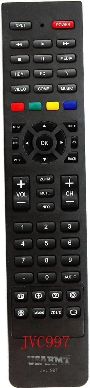 New JVC Replaced TV Remote Control JVC-997 Fit For most of JVC LCD LED Smart TV