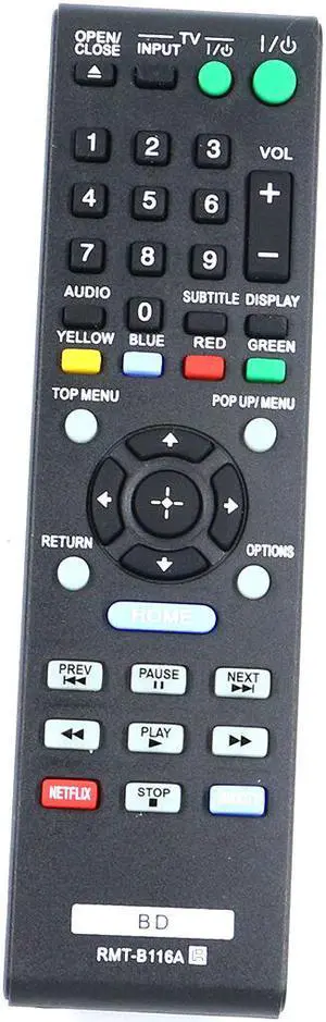 New RMT-B116A Replace Remote for Sony Blu-Ray Player BDP-BX58 BDP-BX38 BDP-S280