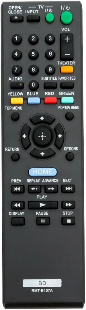 New Remote RMT-B107A Replace for SONY Blu-ray Disc Player BDP-S770 BDP-S570