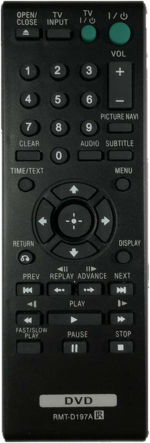 NEW Replaced REMOTE RMT-D197A For SONY DVP-SR210 DVP-SR210P DVP-SR510 DVP-SR510H