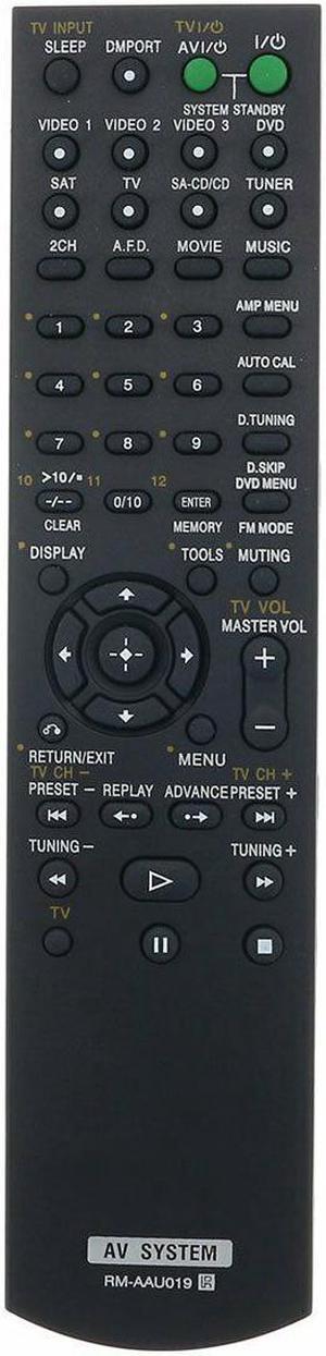 NEW RM-AAU019 Replace Remote for SONY DVD Home Theater Audio Receiver AV System