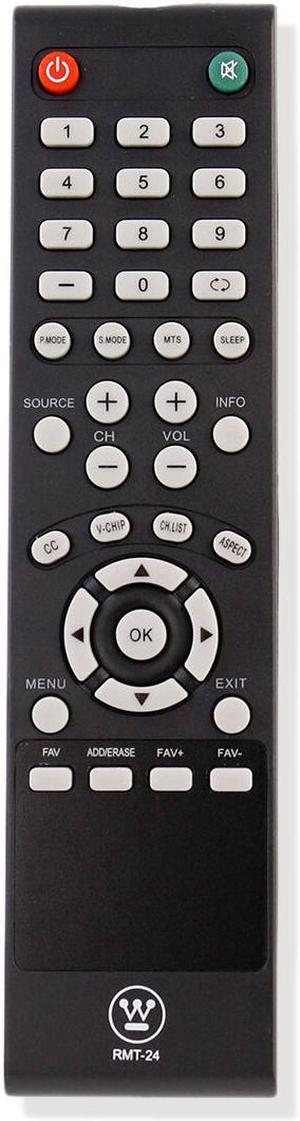 New Replaced RMT-24 Remote for Westinghouse TV DW39F1Y1 DWM48F1Y1 DWM32H1G1 DWM40F1Y1